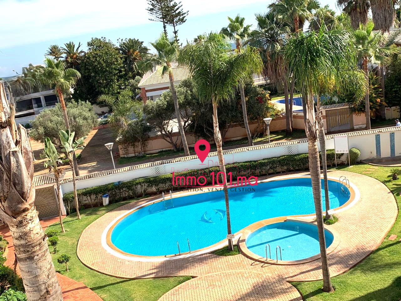 Location appartement meublé à Skhirat Plage ZLLAM2008